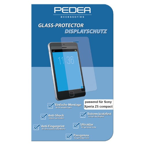 PEDEA Display-Schutzglas Sony Xperia Z5 Compact