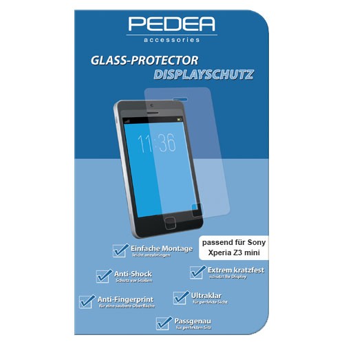 PEDEA Display-Schutzglas Sony Xperia Z3 Compact
