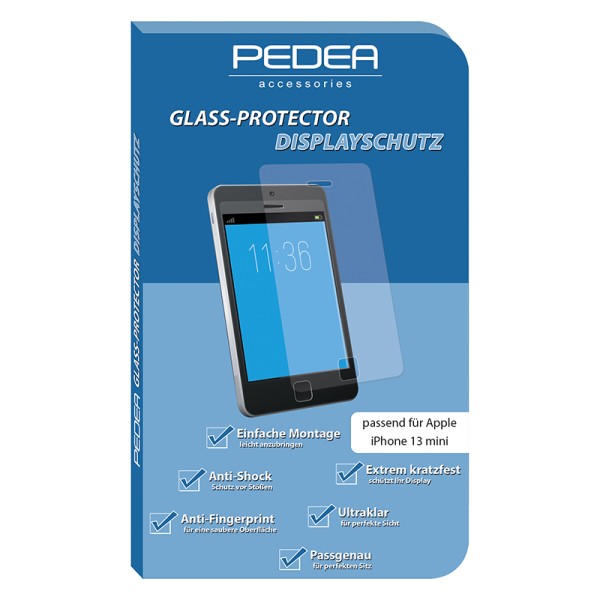 PEDEA Display-Schutzglas Apple iPhone 13 mini